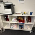 1546071-18 Office package with desk, printer and office furniture