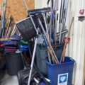 1546074-1 Lot of cleaning and gardening tools