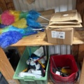 1546076-3 Collection with shelves, desks, shutter cabinets, decks and chairs, etc.
