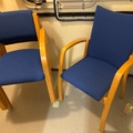 1546076-13 Collection with shelves, desks, shutter cabinets, decks and chairs, etc.