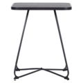 1537198-1 Cafébord - Outfit, 58 x 58 x 70, svart