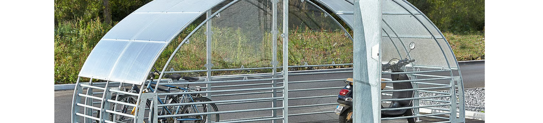 Bild som representerar auktionen - Cykelgarage TEAM Grundsektion, låsbart + Påbyggnadssektion