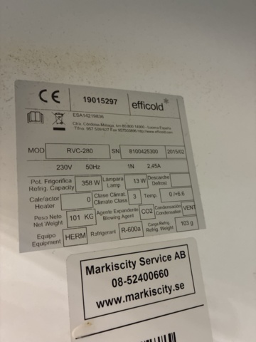 1528377-8 Drickakyl efficold RVC-280
