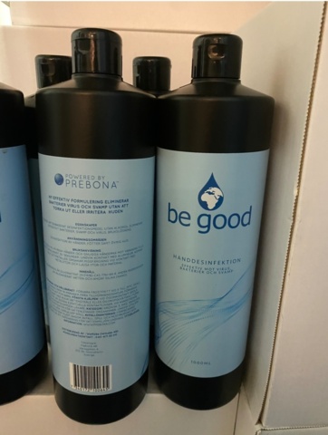 1551269-1 Hand sanitizer 100 pcs - Prebona be good, 1000 ml, alcohol-free