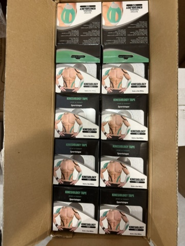 1551271-4 Kinesiologitejp, ca 4 000 st - Sportstape, 5 meter, blandade färger