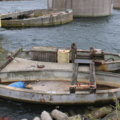 1551882-1 Pile driver including barge