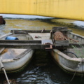 1551882-3 Pile driver including barge