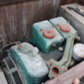 1551882-12 Pile driver including barge