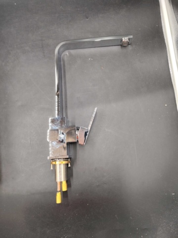 1551963-1 Kitchen faucet, single lever faucet, chrome, high spout