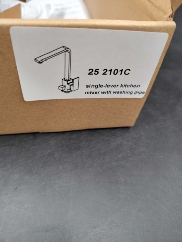 1551963-2 Kitchen faucet, single lever faucet, chrome, high spout