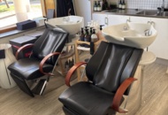 1548827 Dubbel schamponeringsstation för frisörsalong