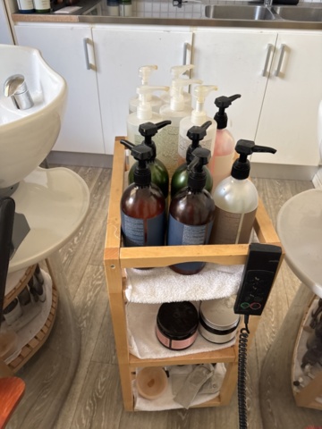 1548827-13 Dubbel schamponeringsstation för frisörsalong