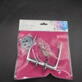 1551967-2 Interior door handle, 10 pcs Hvid Interior Valborg