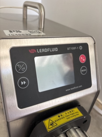 1548833-4 Peristaltisk doseringspump - Leadfluid BT100F-1