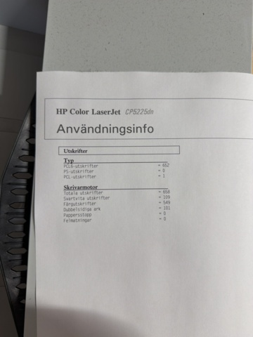 1516120-3 Skrivare - HP Color LaserJet CP5225dn