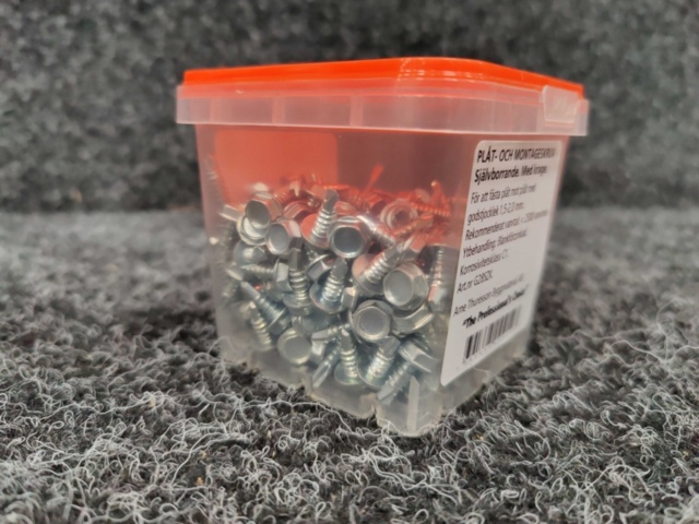 1552188-6 3500 st Plåt- & montageskruv 4.8x13mm, Grabber