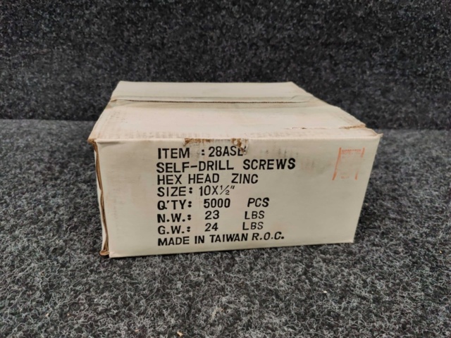 1552199-1 5000 st Självborrande sexkantsskruv 10x1/2"