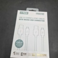 1547167-3 USB-kablar Micro-USB, 40 st - Unisynk, 45 cm, 2-pack