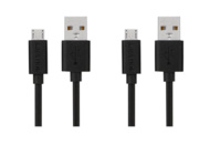 1547164 USB cables Micro-USB, 40 pcs - Unisync, 45 cm, 2-pack