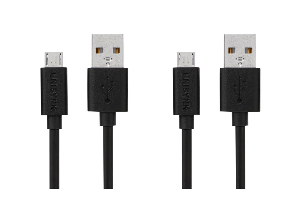 1547165-1 USB cables Micro-USB, 40 pcs - Unisync, 45 cm, 2-pack