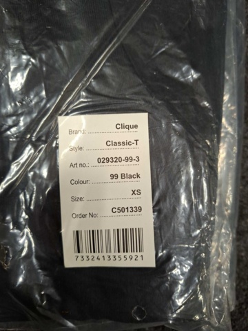 1551418-5 56 T-shirts Clique Classic-T, Size XS-4XL