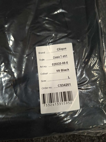 1551418-8 56 T-shirts Clique Classic-T, Size XS-4XL