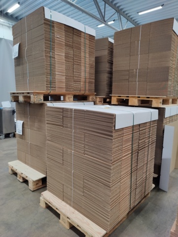 1552845-9 750 pcs Cartons Single layer 610x310x165 mm