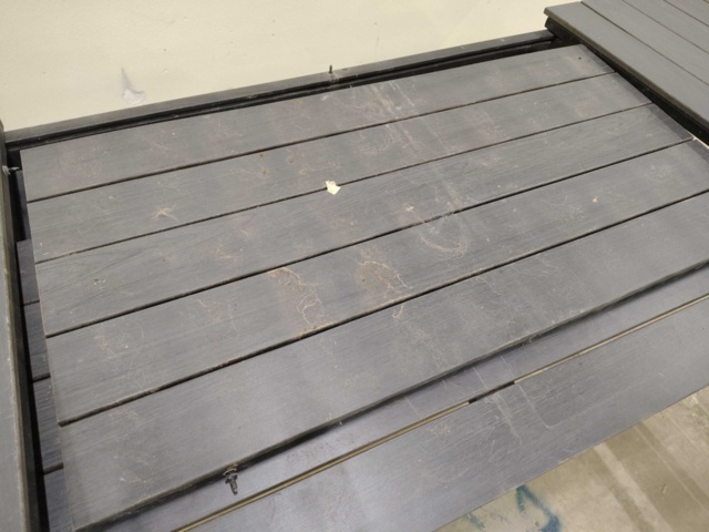 1553932-10 Utdragbart trädgårdsbord - Jutlandia, svart