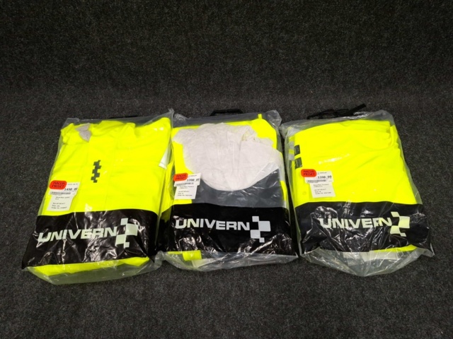 1552866-2 3 st Regnkläder Univern, Strl S, M & XL