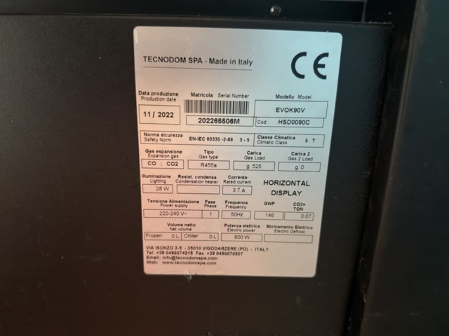 1532976-5 Kylmonter - Tecnodom EVOK90V, -2022
