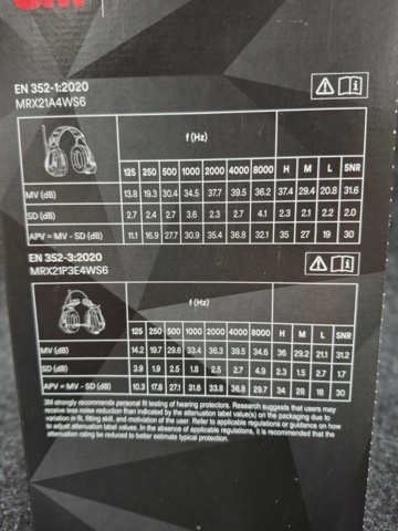 1554007-6 Hearing protection 3M Peltor WS Alert X