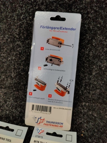 1551908-8 Tralljigg/Decking Tool med förlängare och bits