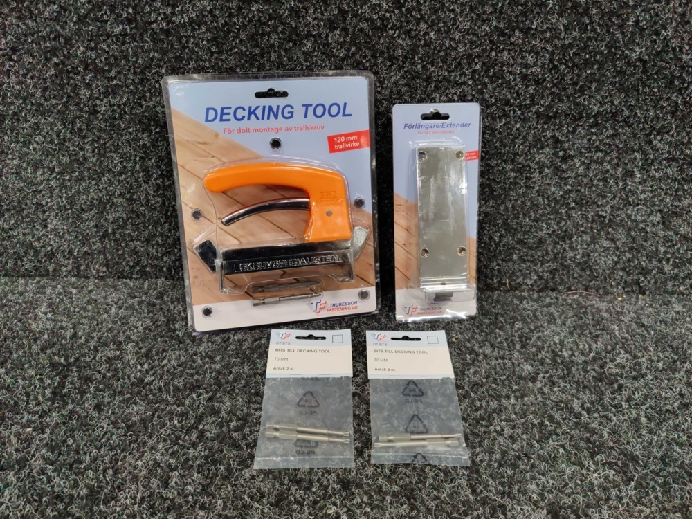 1551909-2 Decking Jig/Decking Tool with extension and bits