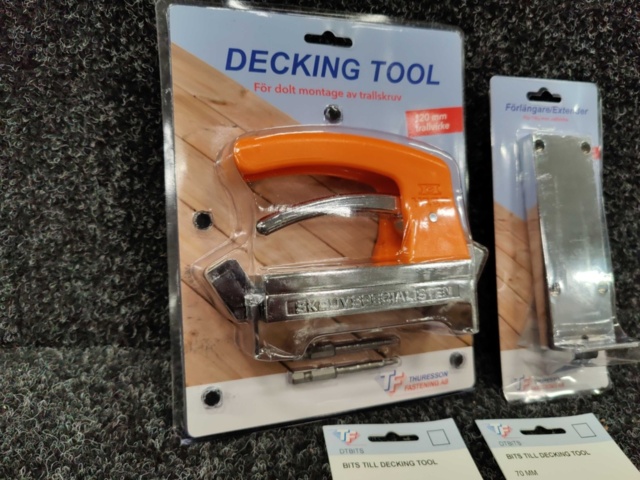1551909-3 Tralljigg/Decking Tool med förlängare och bits
