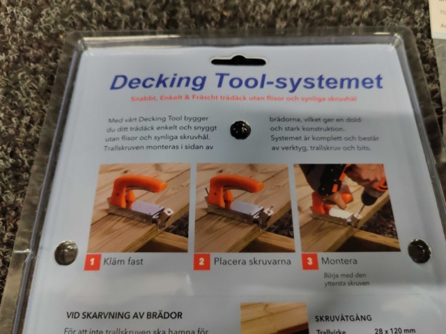 1551909-5 Tralljigg/Decking Tool med förlängare och bits