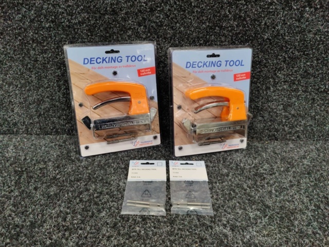 1551922-1 2 st Tralljiggar/Decking Tool med bits