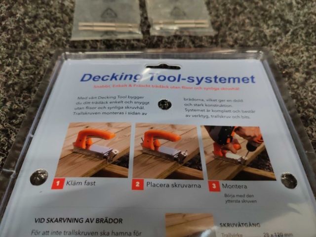 1551922-5 2 st Tralljiggar/Decking Tool med bits