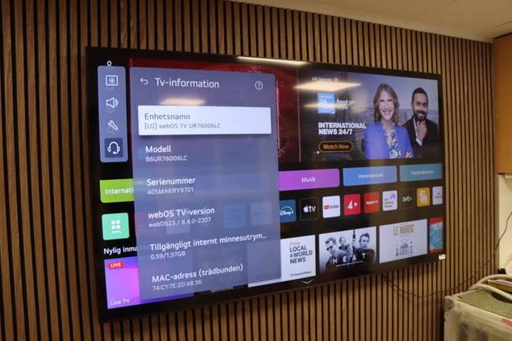 1296026-7 TV 86" - LG 4K UHD Smart-TV