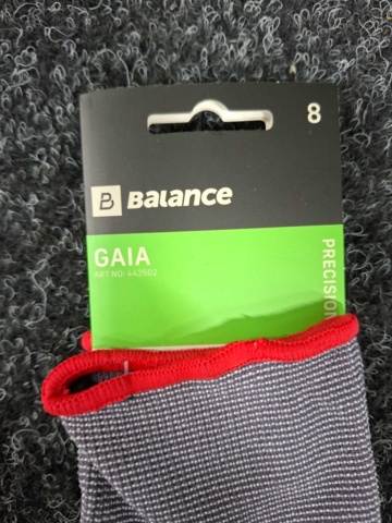 1554022-8 25 st Arbetshandskar Balance Helios & Gaia, Strl 8