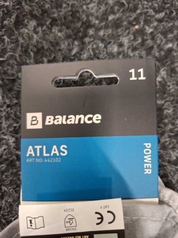 1554025-5 14 st Arbetshandskar Balance Atlas & Sleipner, Strl 11