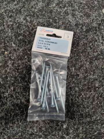 1552309-6 Träskruv 5.0x70mm, Thuresson Fastening