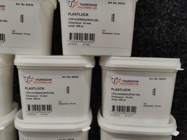 1552319-4 3300 st Plastlock 14mm, Thuresson Fastening