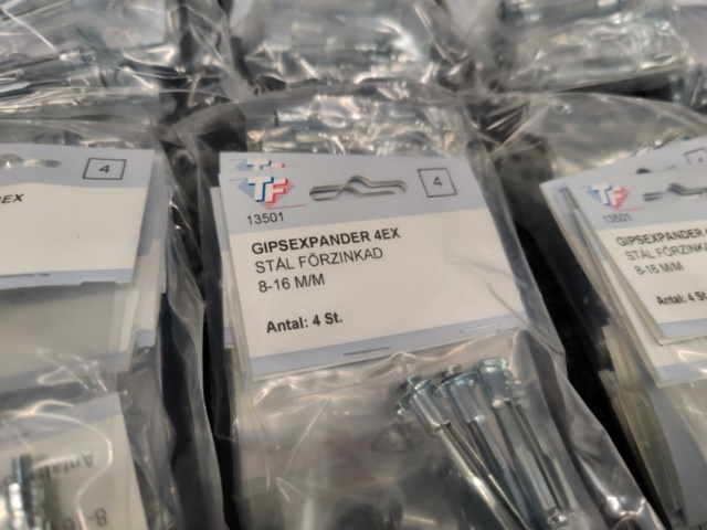 1552321-4 Gipsexpander 8-16mm förzinkad, Thuresson Fastening