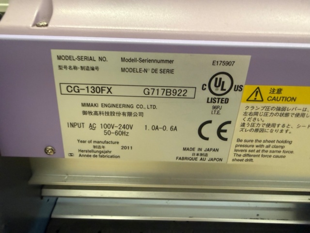 1554203-8 Cutting plotter Mimaki CG-130FX