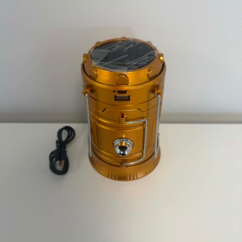1554242-3 20 st Campinglyktor Solcellsdrivna - Powerbank 2400 mAh - Fri frakt