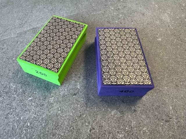 1554243-3 2 pcs 4-pack Diamond whetstone grit 60-400 - stone, marble, concrete - Free shipping
