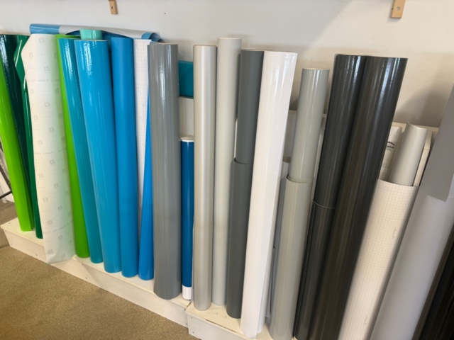 1554211-3 Lot of vinyl rolls