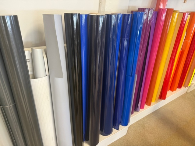 1554211-4 Lot of vinyl rolls