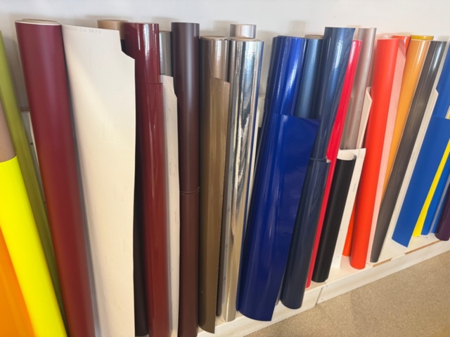 1554211-7 Lot of vinyl rolls
