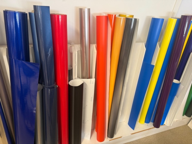 1554211-8 Lot of vinyl rolls